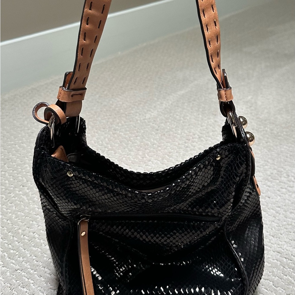 Sandra Roberts Squared Shoulder Bag - image 6